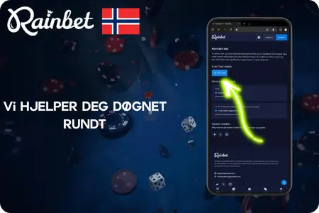 RainBet Casino Kundestøtte og hjelp tilgjengelig