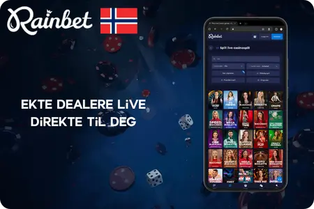 RainBet Casino Live casino med ekte dealere