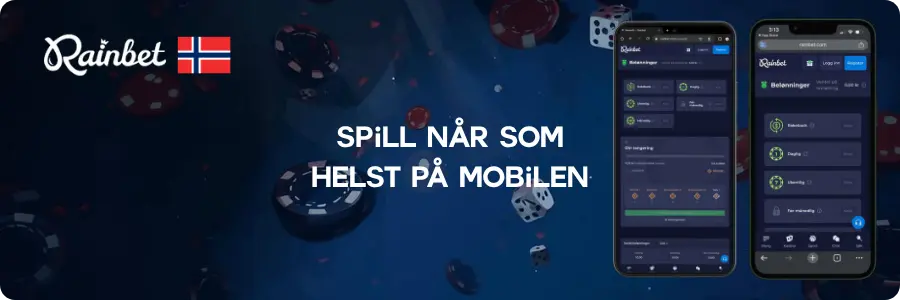 RainBet Casino Mobilcasino og spill på farten